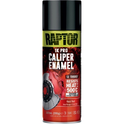 Raptor 1K Caliper Enamel sprej na brzdové strmene 295 g real red