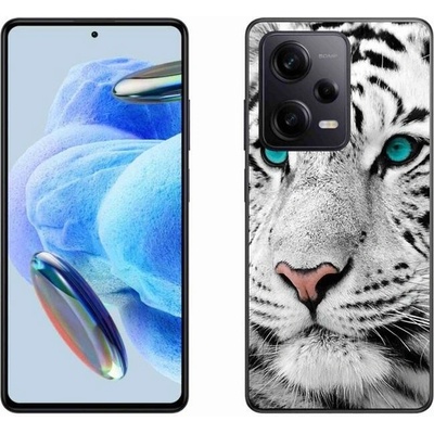 Pouzdro mmCase Gelové Xiaomi Redmi Note 12 Pro+ 5G - bílý tygr