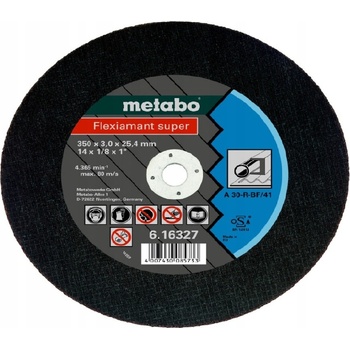 Metabo Kotouč na kov 350 x 3,0 x 25,4 mm 616327000