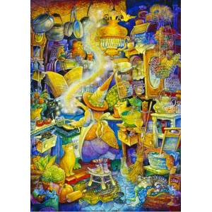 Grafika Art Puzzle - Puzzle Kitchen Witch - 1 000 piese