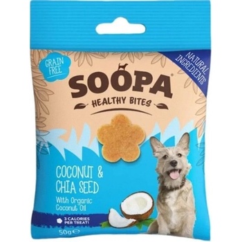 Soopa Healthy Bites maškrty s kokosom a chia semienkami 50 g