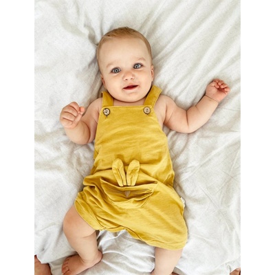 TrendUpcz kraťasy s laclem Zajíček cihlová