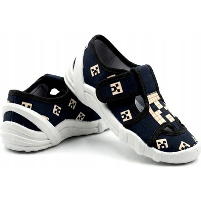 ARS detské papuče AKO MINECRAFT ELASTICKÉ TOPÁNKY D239