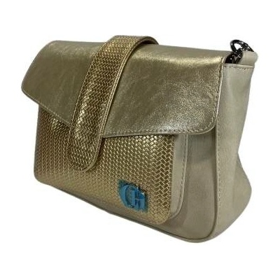 Dámská společenská crossbody kabelka Chiara Pandora zlatá