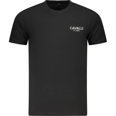 Cavalli class Тениска с къс ръкав за мъже cavalli class, Размер l, Цвят Черен (txt61jjd060_ne05051)