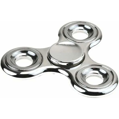 Fidget Spinner metalický stříbrný