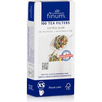 Finum Papírové filtry na čaj XS 6,3 x 10,3 cm 100 ks – Zboží Dáma