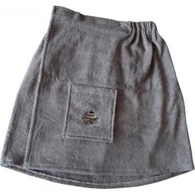 Evei kilt do sauny 100 % bavlna 55 x 150 cm sivá