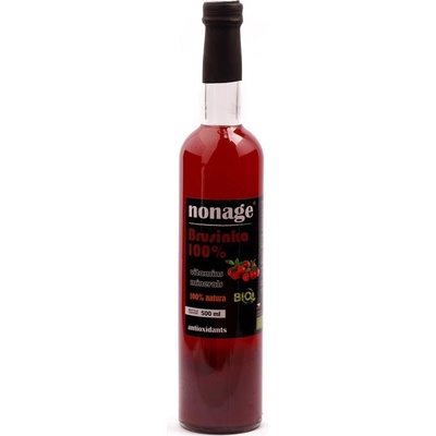 NONAGE Brusnica 100% Juice Bio PREMIUM 0,5 l