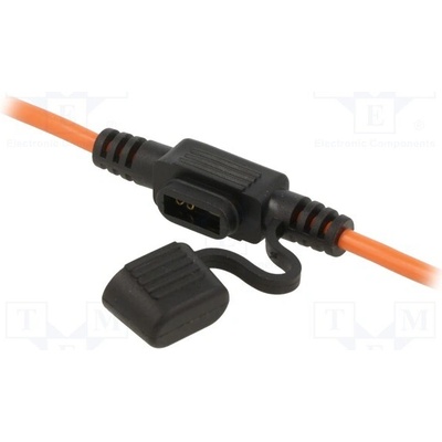 OPTIFUSE LPM-01B-12OR Zásuvka; 11mm; 30A; Výv: vodiče; 58V; Barva vodiče: oranžová