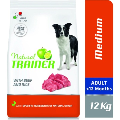Nova Foods Trainer Natural Adult Medium hovězí a rýže 12 kg