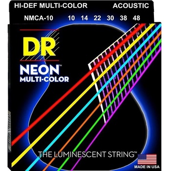 DR Strings Multi Color 10