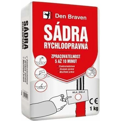 DEN BRAVEN FAST GIPS Sadra rýchloopravná 5 kg