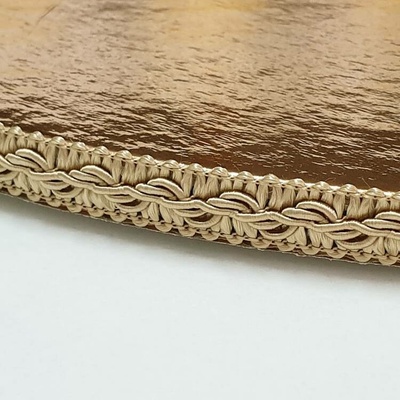 Dortisimo Podnos zlatý hrubý 1 cm kruh (30 cm) s krajkou