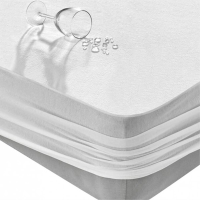 BedTex Prostěradlo Nepropustné jersey bílé 140x200