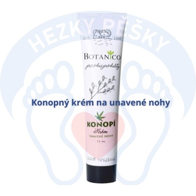 Botanico Konopný krém na unavené nohy 75 ml