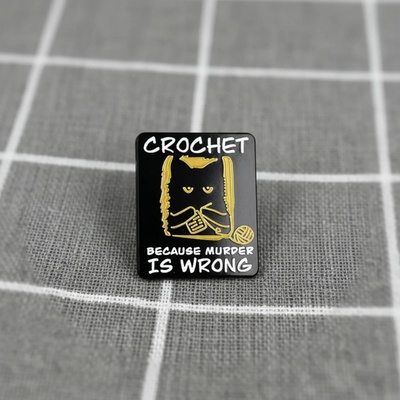 Pinarna Kočička Crochet because murder is wrong Háčkuji, protože vražda je špatná