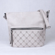 Středně velká crossbody kabelka LIDA 736 šedá