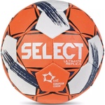 Select Хандбална топка Select Ultimate EHF Шампионска лига реплика V24 червено/бяло размер 3