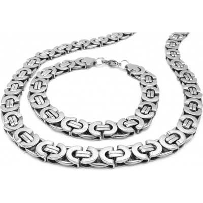 Steel Jewelry souprava PÁNSKÁ MASIVNÍ Chirurgická ocel SET231165 – Hledejceny.cz