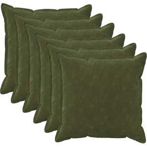 vidaXL Калъфка за възглавница 6 бр. HOUTEN Зелено 55 x 55 см (920478)