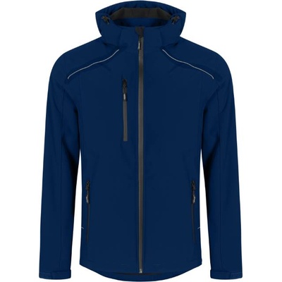 Promodoro 7850 / Мъжко трислойно софтшел яке с качулка - тъмносиньо 5xl (40785000315)