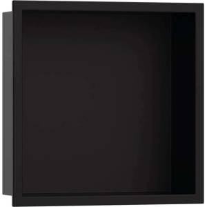 Hansgrohe XtraStoris Original - Ниша за вграждане в стена с рамка, 30x30x7 см, матово черно 56093670 (56093670)