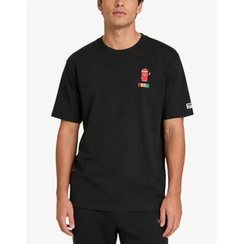 PUMA Downtown Graphic Tee Black Multicolor