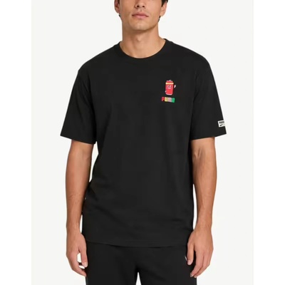 PUMA Downtown Graphic Tee Black Multicolor