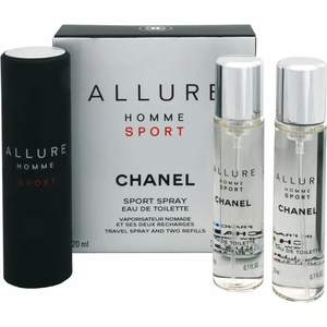CHANEL Allure Homme Sport Twist & Spray (Refills) EDT 3x20 ml (3145891238006) Парфюми