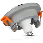 V-TAC gu10 Гипсова Отливка Сива Кръг Розово Златен Ринг - 3124 (3124)