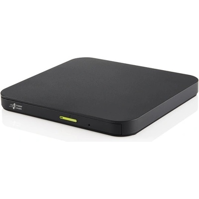 LG Оптично устройство Hitachi-LG GP96YB70 Slimmest External DVD-RW, Super Multi, Android Connectivity, Win 10 & MAC OS Compatible, Black - GP96YB70. CHLR70B (GP96YB70.CHLR70B)