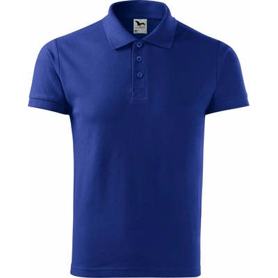 Pánská polokošile cotton královská modrá