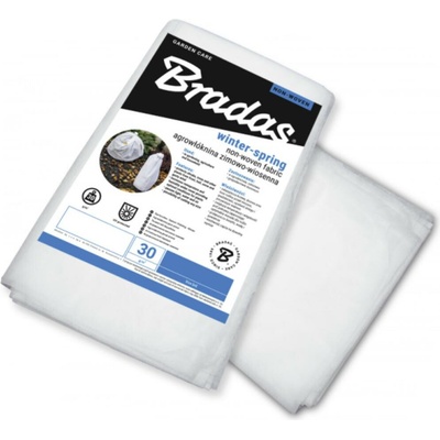 Bradas Netkaná zimná textília 30 g/m² biela 3,2 x 5 m