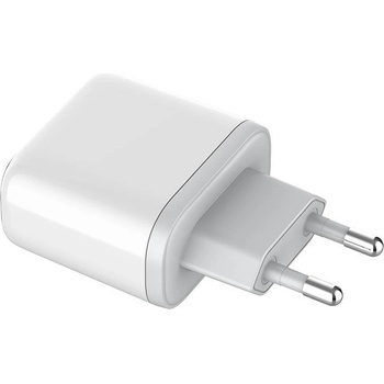 LDNIO Захранване за ел. мрежа с 2xUSB-C изходи и USB-C към Lightning кабел - LDNIO Wall Charger 2xUSB-C 35W (бял) (A2528C)