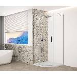 SAPHO Trinity - Четвърткръгла душ кабина 90x90 см, лява, прозрачно стъкло/хром GT6590CL-CH (GT6590CL-CH)