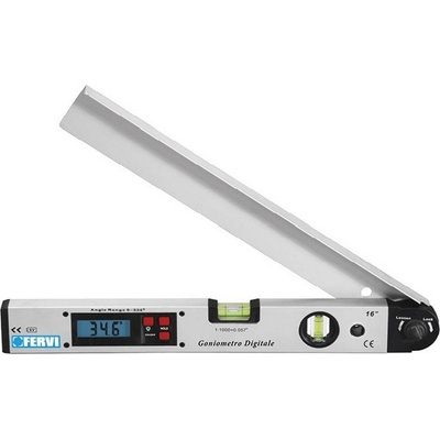 Fervi Дигитален ъгломер и нивелир Fervi G008 - 400 mm, 0-225°, точност ±0.5° (G008)