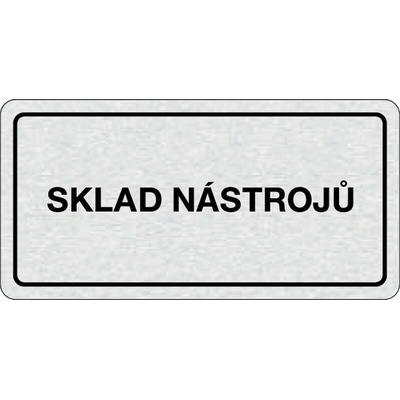 Nalepovací cedulka na dveře - Sklad nástrojů