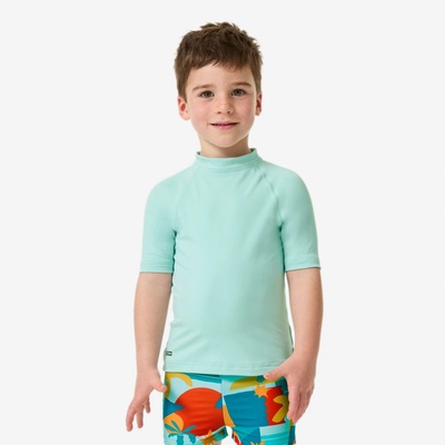 Decathlon Detské tričko s UV ochranou svetlomodré