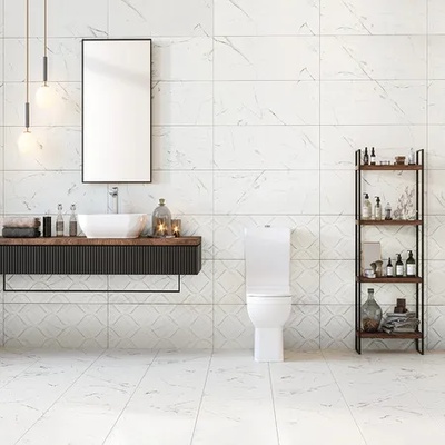 Bien seramik Плочки за баня Calacatta marmi glossy 30 x 90 (3090)