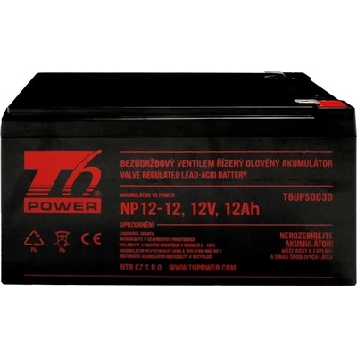 T6 Power NP12-12 12V 12Ah