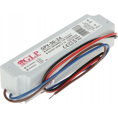 Napájecí zdroj pro LED GLP 24V 2A 48W IP67