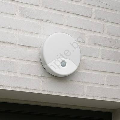 Baterie Centrum Led външно стенно осветително тяло с датчик за движение led/18w/230v ip44 бяло (bc0742)