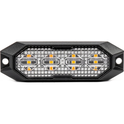 amio Výstražné osvetlenie oranžové 4x3W LED R65 R10 12/24V IP6K9K 03929