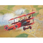 Revell Сглобяем модел, Revell, Боен самолет Fokker DR. 1 Triplan, 37 части (R04116)