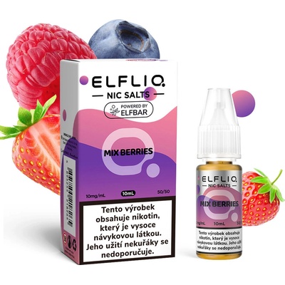 Elf Bar Elfliq Salt Mixed Berries 10 ml 10 mg – Zboží Dáma