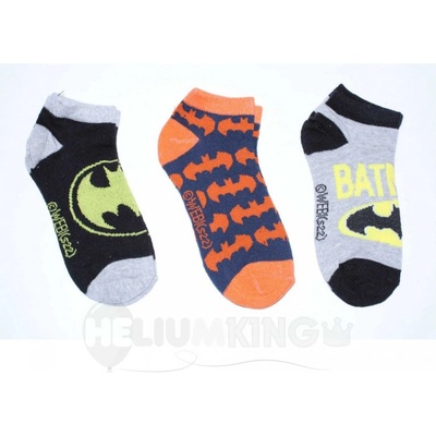 Setino Чорапи до глезена Батман, черни, 3 бр. Размерът на чорапите: 27-30