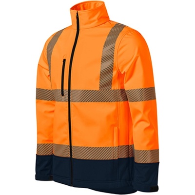 Rimeck HV DROP 5V3 softshellová bunda pánska Fluorescenčno oranžová