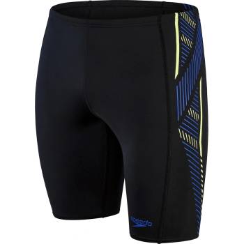 Speedo Бански гащета Speedo Men's Tech Panel Jam Swim Shorts - Black/Blue