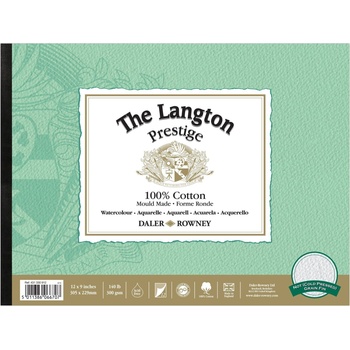 Daler-Rowney The Langton Prestige Watercolour Скицник 12 30, 5 x 22, 9 cm 300 g (431330912)